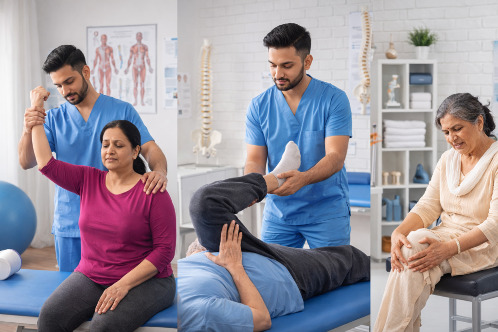 Frozen Shoulder treatment in Physiotherapy Clinic in Delhi